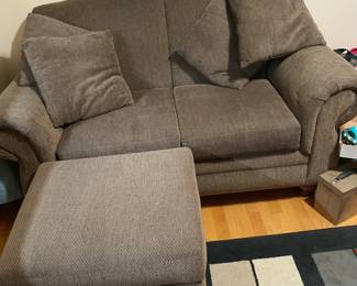Small Sofa & Ottoman. For Sale Now!