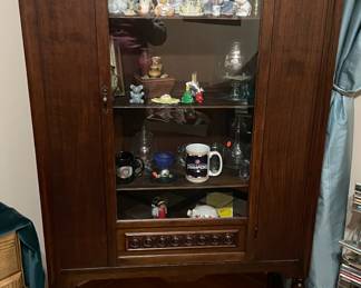 Antique Curio Cabinet, very nice. For Sale Now!