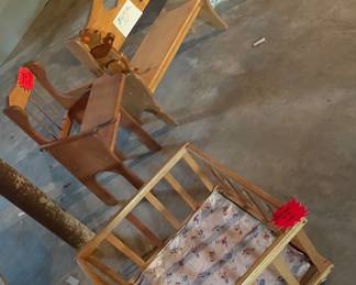 VTG Wooden Doll Furniture