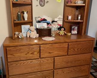 Long Dresser Matches King Bedroom Set. For Sale Now!