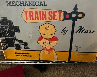 Vintage train set by Marx. 