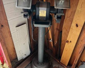 Stand up electric grinder