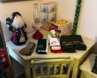 Matching desk bedroom suit