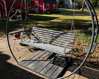One of a kind bench swing