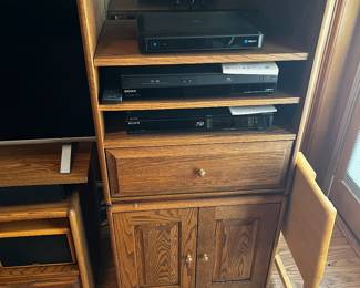 3 piece entertainment center.  
Sony dvd recorder to vhs recorder
Xfer those old vhs tapes
Sony Blu-ray Disc player
