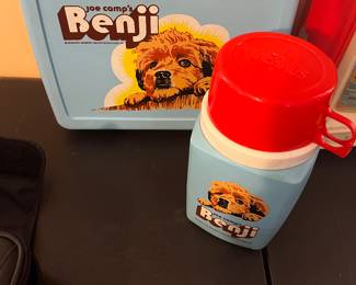 Vintage benji lunch box and thermos