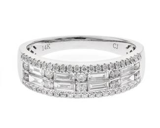 diamond ring baguette