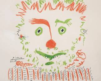 picasso clown
