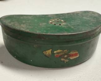 220 VintageHorrocksIbbotsonWormBaitBoxofFingerFishingLines