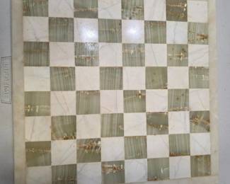 306 HandcraftedMarbleOnyxChessboard