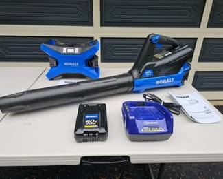 185 Kobalt40VLiIonCordlessBlowerCordedDualPowerInflator