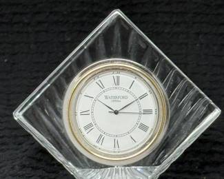 295 WaterfordCrystalSeikoDeskClock