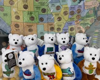 129 10StateQuarterCollectionBearsandStateQuarterCollection