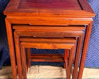251 Setof3RosewoodNestingTables