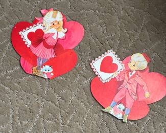Vintage holiday cut outs