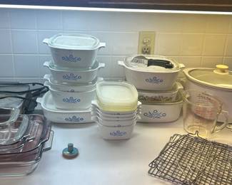 Lots of corningware 