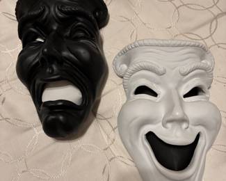 Comedy and tragedy masks