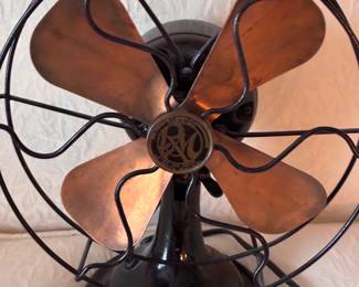 Brass bladed fan by Robbin’s & Myers