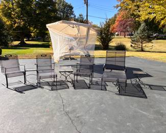 Metal outdoor furniture