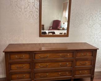 MCM dresser and mirror