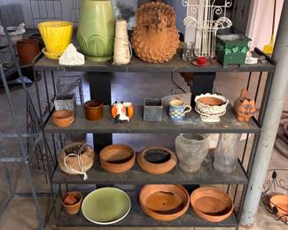 Many Planters and terracotta containers