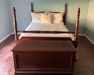 Double bed and cedar chest