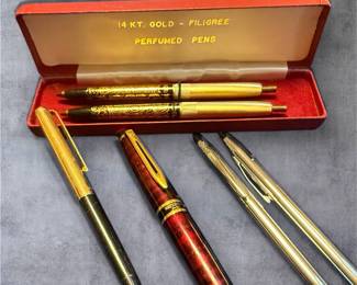 Waterman Fountain Pen, Cross Pen & Pencil Set, Parker & More