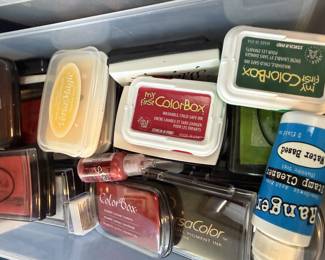 Large variety of crafting Rubber Stamps and Stamp Pads