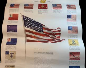 Flags, Curtains, & Flag History Poster & More