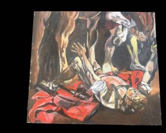 Artist Rendition Of Caravaggio’s Converion Of St. Paul