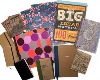 Variety of New Blank,  & Lined Journals