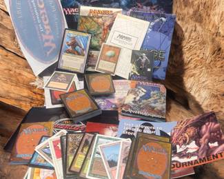 Vintage Magic the Gathering Cards(MTG), Rule Books, Static Cling & Marketing Collectibles