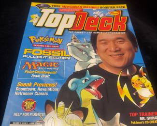 Vintage Collectible Pokémon Top Deck magazine