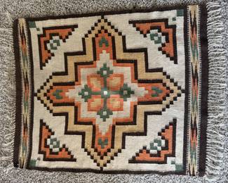 Southwestern Chimayo Navajo Style Dresser Mat/Rug