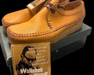 Clarke Wallabees Weaver Men’s Size 10, New In Box