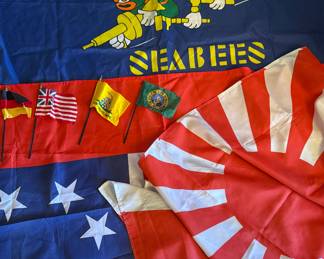 Flags-Seabees, Texas, Japan & More