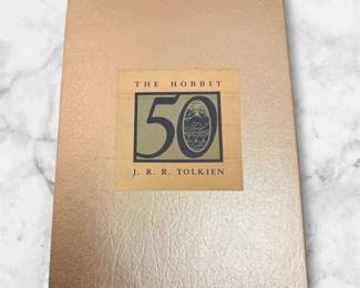 50th Anniversary Edition of J.R.R. Tolkien's novel, The Hobbit.