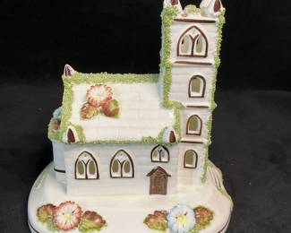 Coalport Bone China "The Village Church" Made in England.