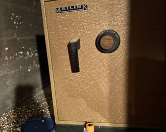 Key-operated Meilink safe.
