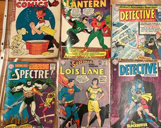 Upper left-hand corner- 1945 Magic comics showing Blondie, and five more key or semi key issues!