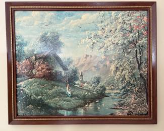 Few Oil Paintings Like This One, Few More Larger and Smaller