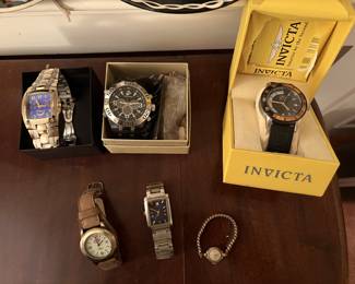 3 New in Boxes 3 used Watches