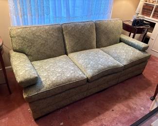 Vintage Green Couch, No Rips or Tears