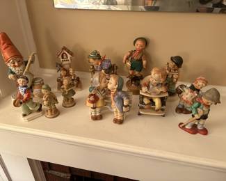 Various Hummel and Hummel Like Figurines