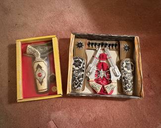 Vintage Toy Cowboy Set, Never Used, Still In Original Boxes (19