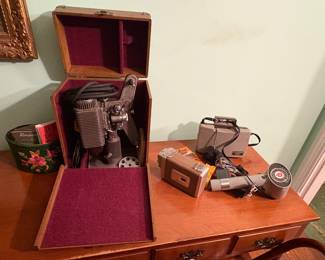 Movie Projector and Cameras