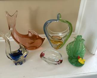 Assortment of Glass Items