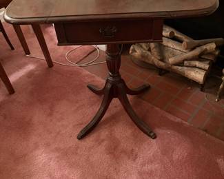 Vintage Side Table with Drop Sides