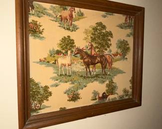Countryside Equestrian Trapunto Art