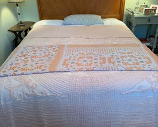 Bed, Chenille bedspread